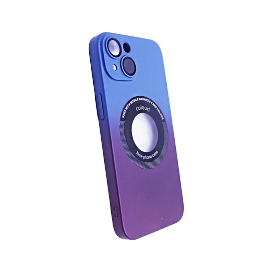 Funda Magnética con Lente de Cámara para Apple iPhone 14 Azul Funda Magnética con Lente de Cámara para Apple iPhone 14 Azul